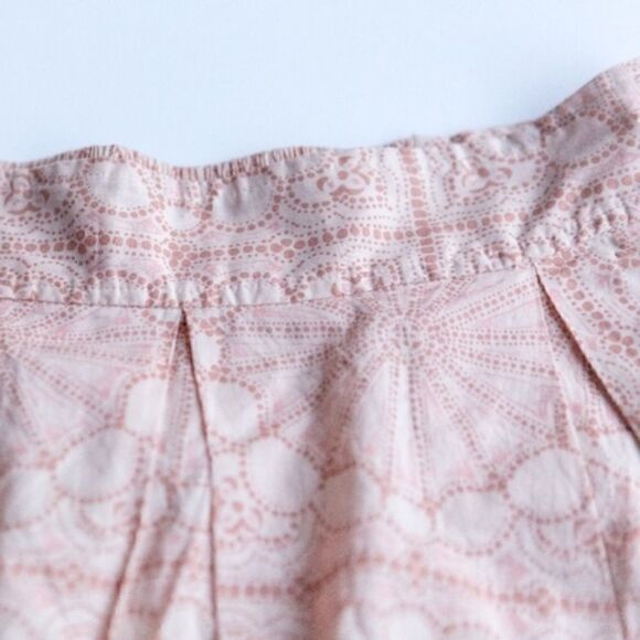 Frenchi Pink Skirt NWOT Pink Floral Pleated Skater Skirt, Size - Medium‎ - Picture 2 of 7